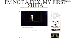 Desktop Screenshot of imnotafox.com